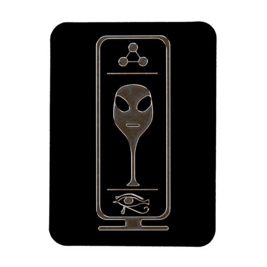 Alien Cartouche Magnet (Vertikal)