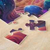 Alien Cat Adventure in Fantasy Space Forest Puzzle (Seite)