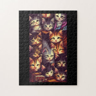 Alien Cat Kolumne Reisetafeln Puzzle