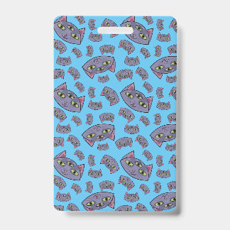 Alien Cat Pattern Ausweis