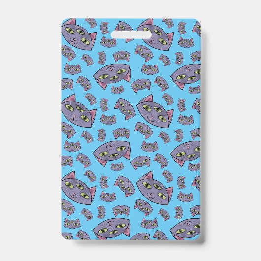 Alien Cat Pattern Ausweis (Vorderseite)