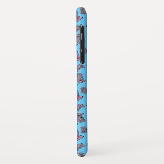 Alien Cat Pattern Case-Mate iPhone Hülle (Hinten/Links)