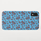 Alien Cat Pattern Case-Mate iPhone Hülle (Rückseite (Horizontal))