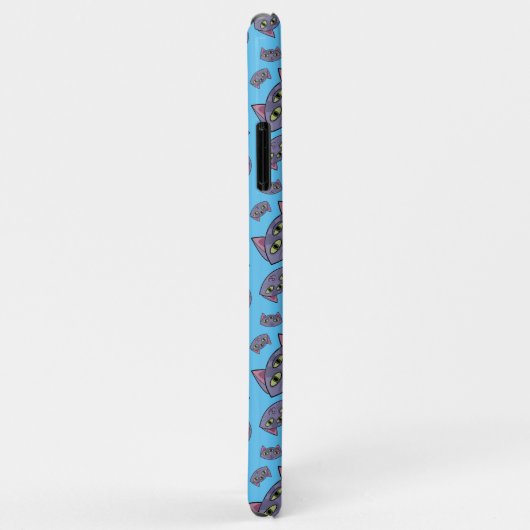 Alien Cat Pattern Case-Mate iPhone Hülle (Hinten/Rechts)