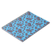 Alien Cat Pattern Notizblock (Linke Seite)