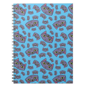 Alien Cat Pattern Notizblock