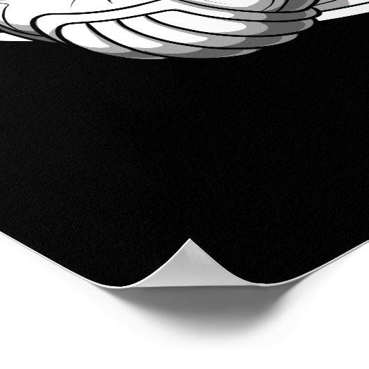 Alien Cat Poster (Ecke)