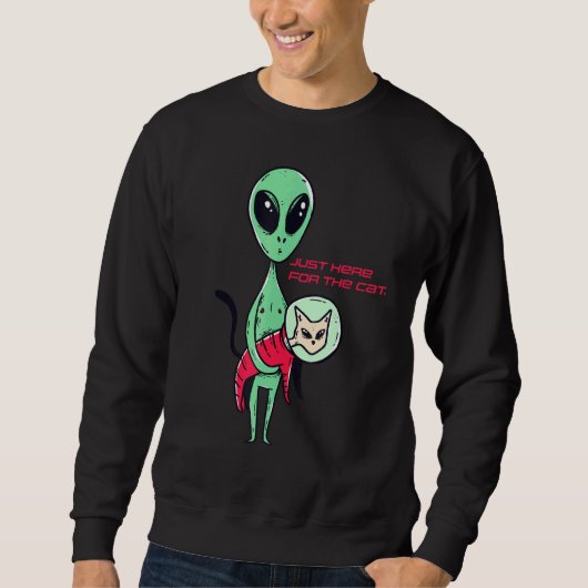 Alien Cat Sweatshirt (Vorderseite)
