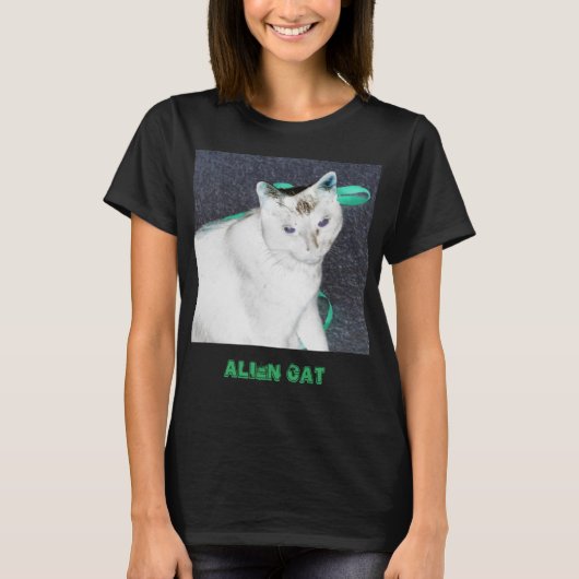 Alien Cat T-Shirt (Vorderseite)