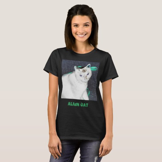 Alien Cat T-Shirt (Vorne ganz)