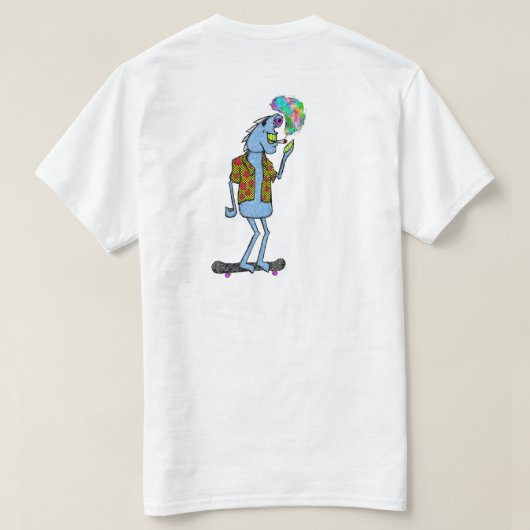 Alien Chiller T-Shirt (Design Rückseite)