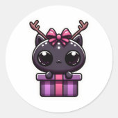 Alien Christmas Sticker 3 (Vorderseite)