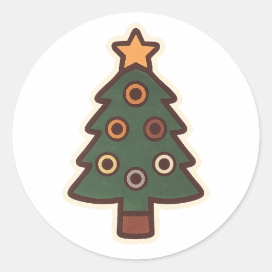 Alien Christmas Sticker 5 (Vorderseite)