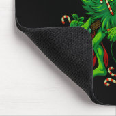 Alien Christmas Tree Lights Xmas Boys Men Mousepad (Ecke)