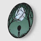 Alien Clock ET Geschenk Alien Dekoration Alien Ges Große Wanduhr (Winkel)