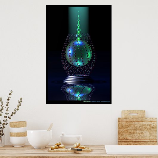Alien Cocktail Poster (Küche)