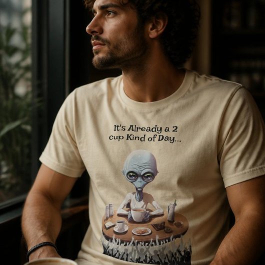 Alien Coffee Lover Tshirt