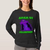 Alien Conspiracy Area 51 Spacecraft Alien Ideas T-Shirt (Vorderseite)