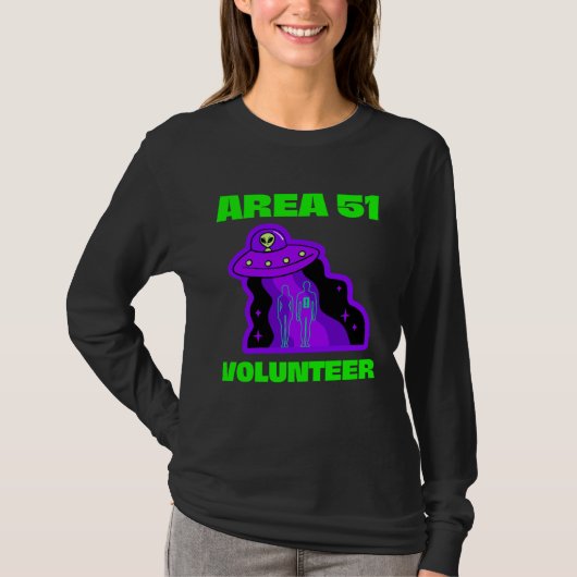 Alien Conspiracy Area 51 Spacecraft Alien Ideas T-Shirt (Vorderseite)