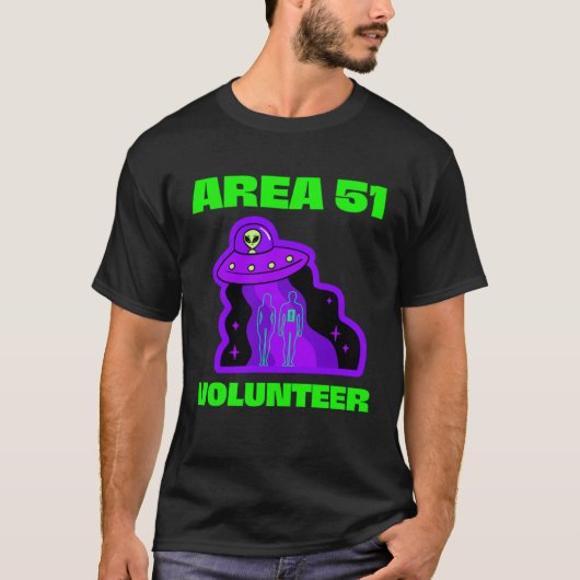 Alien Conspiracy Area 51 Spacecraft Alien Ideas T-Shirt (Vorderseite)