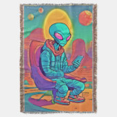 Alien Coolness entfesselt Decke (Vorderseite Vertikal)