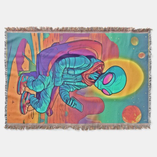 Alien Coolness entfesselt Decke (Vorderseite)