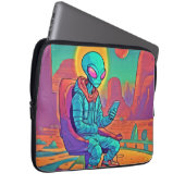Alien Coolness entfesselt Laptopschutzhülle (Vorne Rechts)