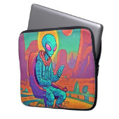 Alien Coolness entfesselt Laptopschutzhülle (Vorderseite Links)
