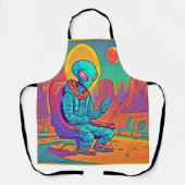 Alien Coolness entfesselt Schürze (Vorderseite)