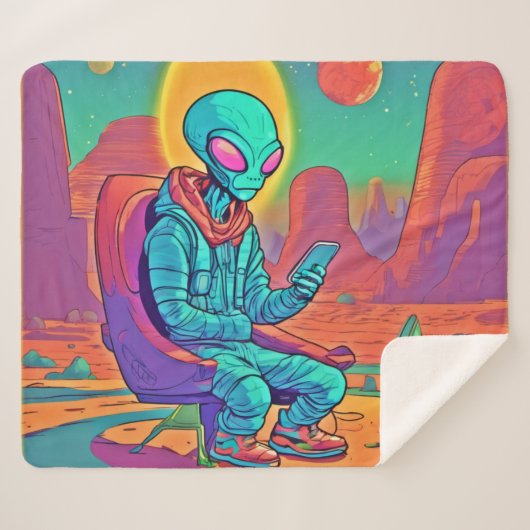 Alien Coolness entfesselt Sherpadecke (Vorderseite (Horizontal))