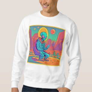 Alien Coolness entfesselt Sweatshirt