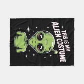 Alien Costume Fleecedecke (Vorderseite (Horizontal))