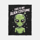Alien Costume Fleecedecke (Vorderseite)