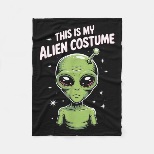 Alien Costume Fleecedecke (Vorderseite)