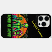 Alien Couple in galaktischer Zuneigung Case-Mate iPhone Hülle (Rückseite (Horizontal))