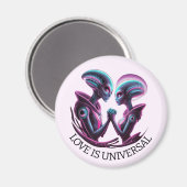 Alien Couple Magnet (Vorderseite/Rückseite)