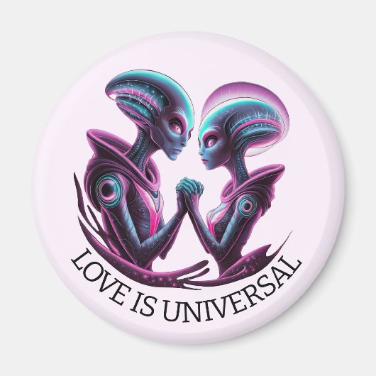 Alien Couple Magnet (Vorne)