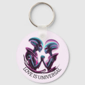 Alien Couple Schlüsselanhänger (Vorderseite)