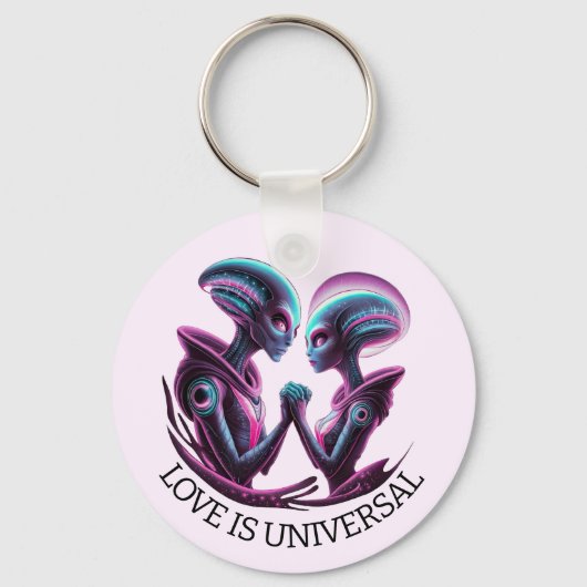Alien Couple Schlüsselanhänger (Vorderseite)