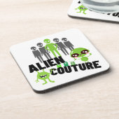 Alien Couture.w Getränkeuntersetzer (Linke Seite)