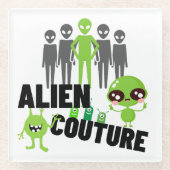 Alien Couture.w Glasuntersetzer (Vorderseite)