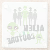 Alien Couture.w Glasuntersetzer (Rückseite)