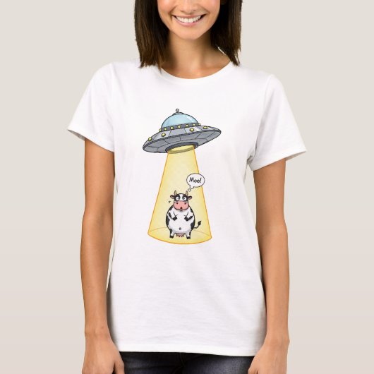 Alien Cow Encounter T-Shirt (Vorderseite)