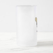 Alien-Cowboy Mattglas Bierglas (Mittel)