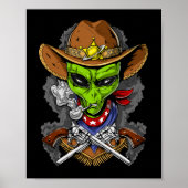 Alien Cowboy Poster (Vorne)