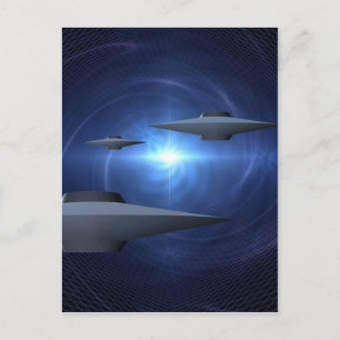Alien Craft Postkarte