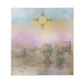 Alien Crash Raumschiff Roswell New Mexico Notizblock (Vorderseite)