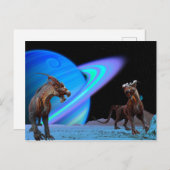 Alien Creature on Planet Postkarte (Vorne/Hinten)