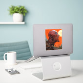 Alien Creature Sci-fi Horror Art Aufkleber (Laptop auf Schreibtisch)