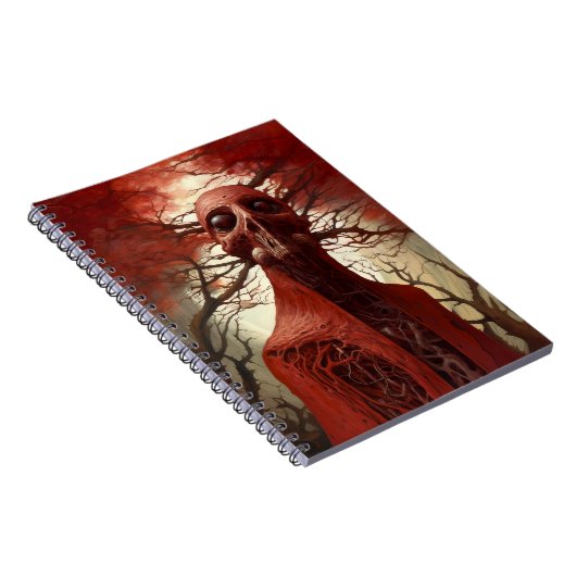 Alien Creature Sci-fi Horror Art Notizblock (Rechte Seite)